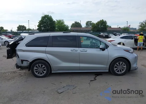 2022 Toyota Sienna Xle z USA, uszkodzony, nr VIN 5TDJSKFC4NS048133